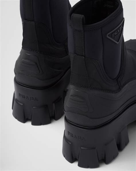 prada gabardine boots